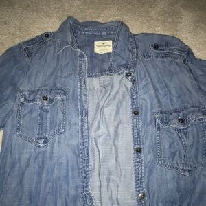 american eagle button down